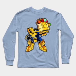 The Infinity Warrior Chibi Art Style //// The Mad Titan Tshirt! Long Sleeve T-Shirt
